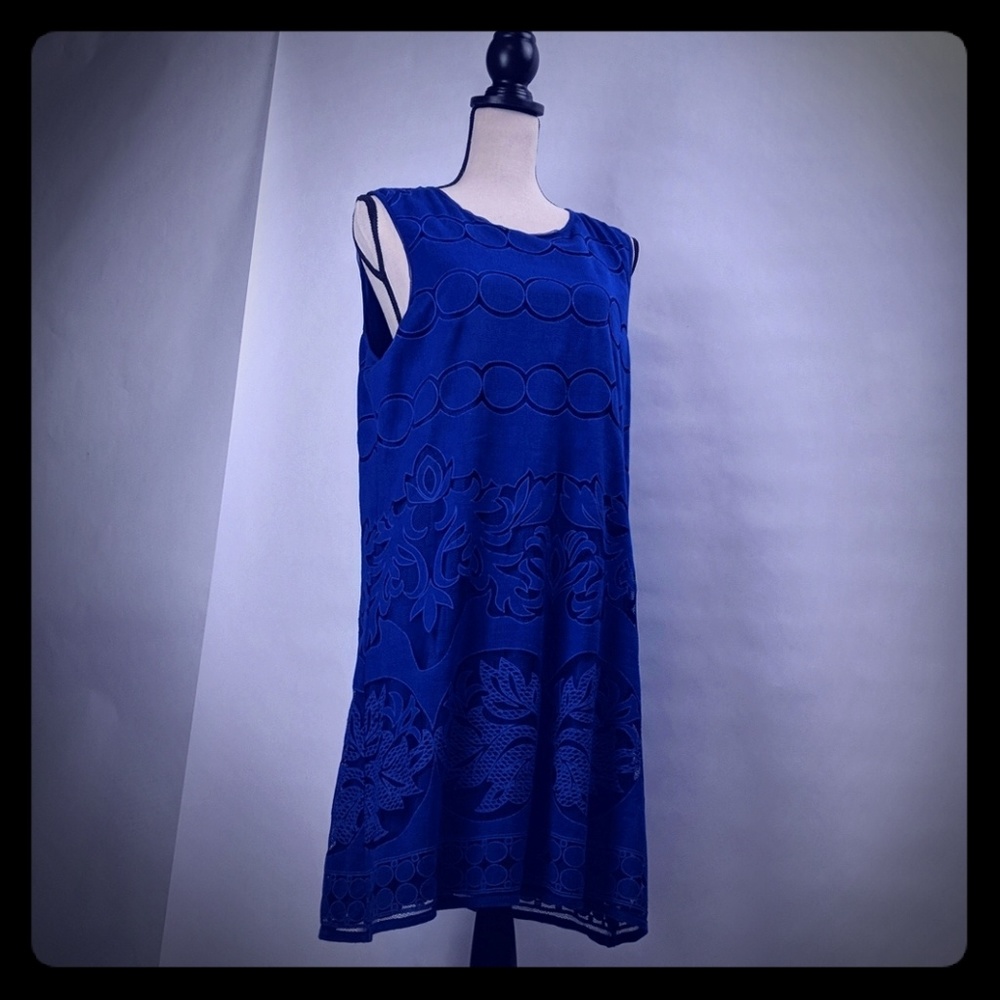 Max studios sleeveless purple dress